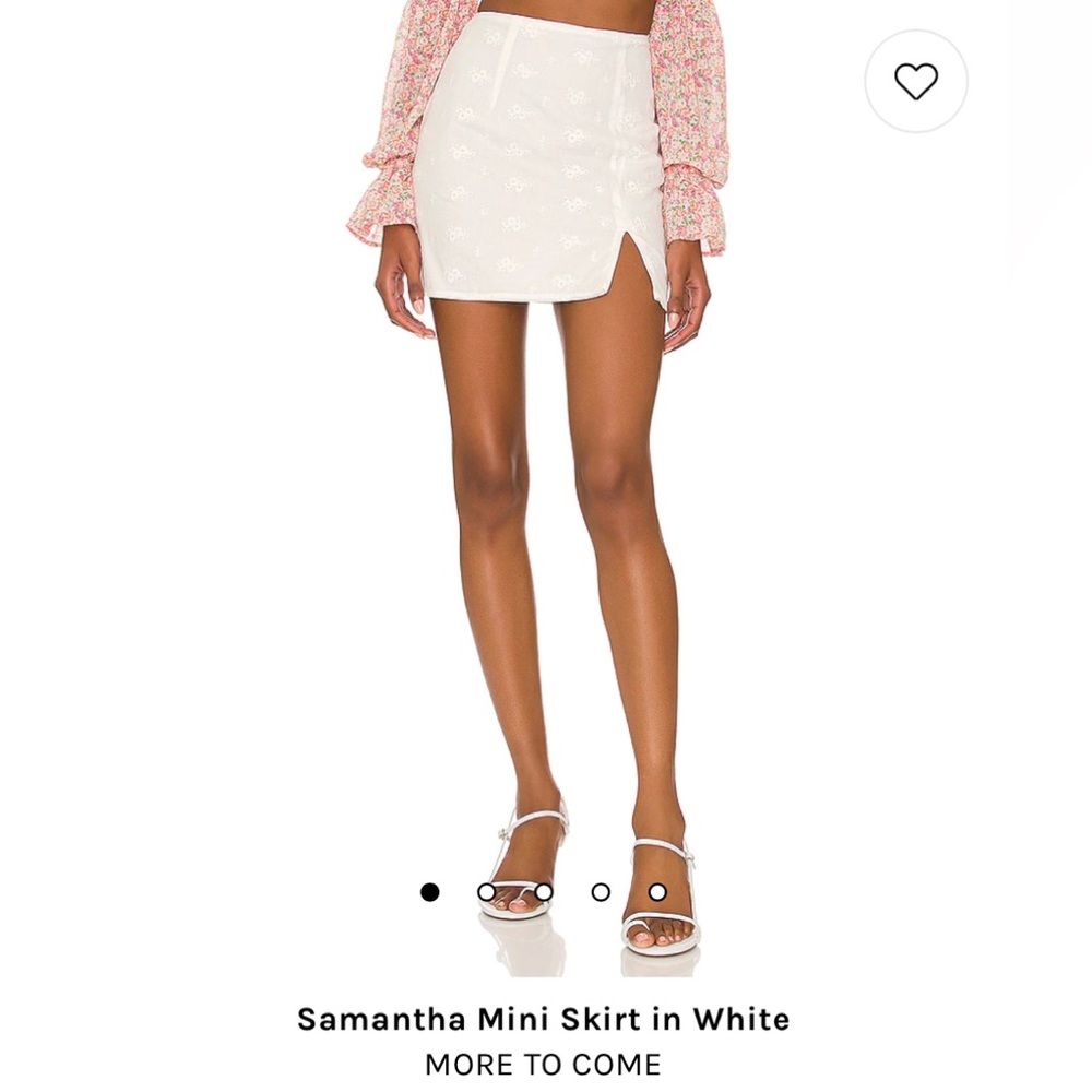 NWT More To Come white skirt